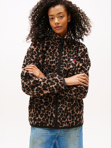 DW0DW21596 0HD | Tommy Badge Oversized Fit Fleece-Sweatshirt